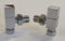 Greened House TEES Chrome Square Towel Rail/Radiator Valve Set 1/2 /15mm (Standard Heating Size) Central Heating & Column radiators