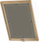 Tenda Lucernario Fakro 76x78cm Termica Isolante Anti UV, Tendine Oscuranti per Finestre Tenda da Sole Soffitto per lucernari -Cachi
