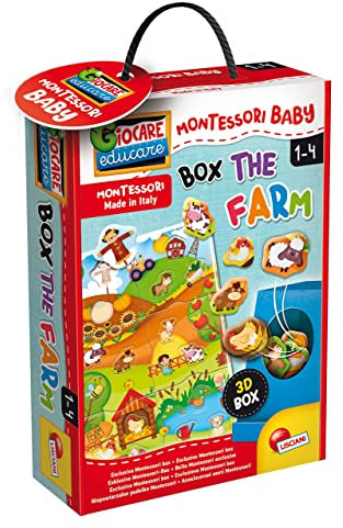 Liscianigiochi 92741 Montessori Baby Box Farm, Nicht Zutreffend