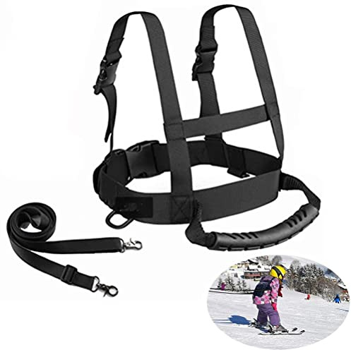 ARTOCT Ski- und Snowboard-Trainingsgurt Kinder, Ski-Trainingsgürtel mit abnehmbarem Leinengriff, Sicherheits-Schultergurt-Training Kinder und Anfänger