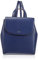 DKNY Damen Dkny Women's Dkny Womens Bags Bryant Flap Backpack, Ids - Indigo/Silver, 1 EU