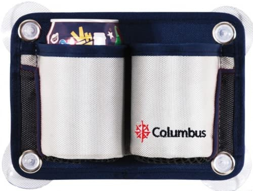 PONTTOR Columbus Getränkehalter Becherhalterung für Boot Auto Camping Outdoor Wohnwagen Wohnmobil für 2 Dosen