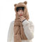 Bärenohrhutschal Warm Warm Langer Kapuzenschal Plüsch Tierhut Schal Winter Hoodie Hut Schal Für Outdoor Sport