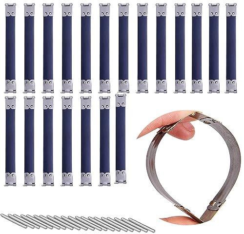 Yqhugbc 20 Stück Flexrahmen-Taschenverschlüsse, Frame Kussverschluss, Rahmen Kuss Schließe, für DIY -Handwerk Handtasche Brieftasche