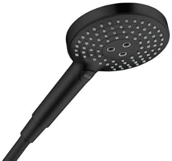 hansgrohe AXOR ShowerSolutions Handbrause 120 3jet, Farbe: Schwarz Matt