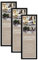 Close Up Posterrahmen | 3er Set Schwarz Black | Premium MDF | mit bruchsicheren Acrylscheibe | Für Poster Kunstdrucke Fotos | Hochformat Querformat | 3 Pcs - 30,5 x 91,5cm