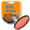 Pig Iron Orange YA3 Pro Filter. Contrast Booster for Black and White Photography. Special Effects Camera Lens Filter. (43mm)