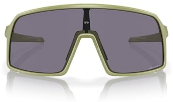Oakley Men's OO9462 Sutro S Rectangular Sunglasses, Matte Fern/Prizm Grey, 28 mm