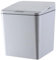 WMLBK Poubelle automatique de 6 l - Poubelle de bureau - Poubelle hygiénique - Avec couvercle - Pour cuisine, bureau ou salle de bain - Gris - 6 l