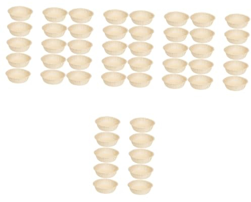 TOPBATHY 50 Piezas De Papel Para Freidora De Aire Cesta Para Freír Utensilios Para Hornear De Silicona Bandeja Circular Moldes Reutilizables Para Hornear Pasteles Papel Pergamino Para