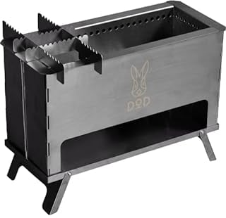 DOD Pera Moe Tragbare Feuerstelle – Holzverbrennung für Camping, Hinterhof, Terrasse, Picknick