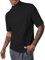 Runcati T-Shirts für Herren Kurzarm Baumwolle Basic Unterhemd Relaxed Fit Leichte Solid Pullover Tops Schwarz Groß