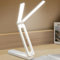 WIYETY Schreibtischlampe LED Kabellos Faltbar Tischlampe Dimmbare Tischleuchte mit 3 Helligkeitsstufen Augenschonende Tischlampen Leselampe USB Wiederaufladbare Touch-Steuerung Nachttischlampe