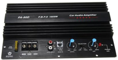 Veemoon 1000w Car Stereo Audio Full Range Speaker Subwoofers Amp Amplifier for under Seat Subwoofer Car Speaker