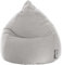 Gamewarez Alpha Drop Sitzsack – für Kinder & Erwachsene - Indoor und Outdoor Sitzsack, Einsteiger Gaming-Sitzsack, Wird mit Füllung geliefert, robust und reißfest, Made in Germany (Grau, XL)
