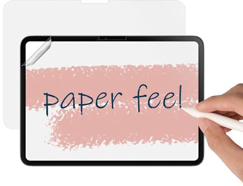 kwmobile 2X Matte Schutzfolie kompatibel mit Apple iPad Pro 11 (2024) Papier Gefühl Folie - Tablet Full Screen Paper Feel Cover - Tablet Displayfolie Papiergefühl