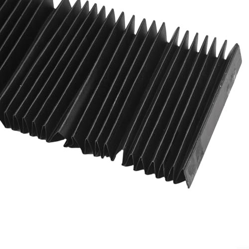CNC Machine Guard Dust Cloth, Flexible Flat Accordion Bellows Cover For Milling Machine, Soft Flat Accordion Bellows Cover Tool(100mm)