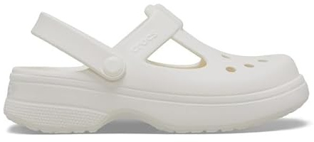 Crocs Unisexe Enfant Classic Mary Jane Clog T Sabots, Chalk, 23/24 EU