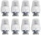 Lot De 8 Tête Thermostatique Radiateur, Têtes Thermostatiques, Tête De Vanne De Radiateur, Thermostatiques De Radiateur, Robinet Thermostatique Radiateur, Thermostatiques De Radiateur, Pour La Maison