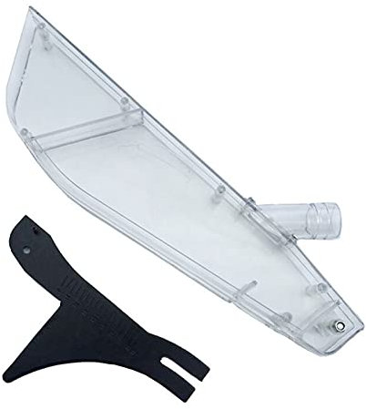 Kreissägen Schutzhülle Abdeckung 12-Zoll Klingenschutz mit Slitter-Klingenschutz Kreissäge Staubsammlung Transparentfür Kreissäge, Tischkreissäge + Slitter-Messer für Holzbearbeitung