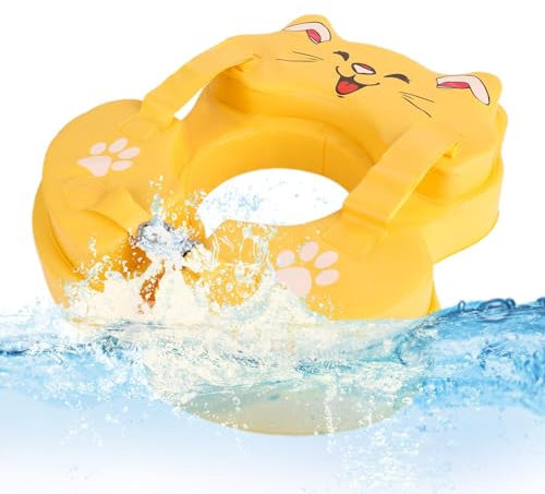 Toddler Pool Float | Nicht Aufblasbarer PVC Schwimmring Für Kinder,Anti-Kipp Design Bequemer Sitz Schwimmlernhilfe Für Mädchen 6-36 Monate