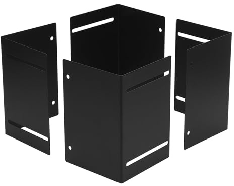 CHICIRIS Adjustable Iron Post Guard for Mailbox Posts, Deck Railings, and Fence Featuring Stylish Design with Easy Installation, Impact-Proof Protection