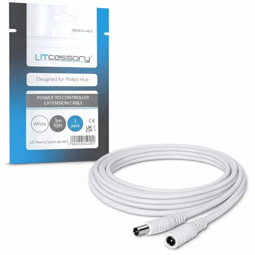 Litcessory Power-to-Controller-Verlängerungskabel für Philips Hue