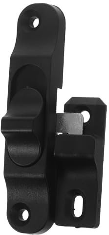 JHKNNK Gancio Zanzariera per Finestre Scorrevoli in Abs con Limitatore di Apertura, Serratura di Sicurezza Resistente per Porte a Patio e Protezione Domestica