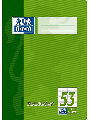 Oxford Vokabelheft LIN53 A5, 32 Blatt liniert