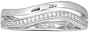 XENOX XS1479-54 Damen Ring Secret Circle Sterling-Silber 925 Silber Weiß Zirkonia 17,2 mm Größe 54