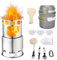 qunlei Kit de cuisine de camping - Poêle à bois portable - Pour randonnée, camping