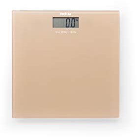 Excelsa Spa Elektrische Personenwaage, 30 x 30 cm, Creme