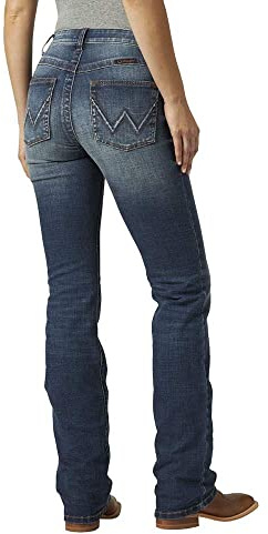 Wrangler Willow Mid Rise Performance Waist Boot Cut Ultimate Riding Jean, Rebecca, 19-34