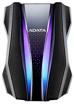 ADATA HD770G - 2 TB, Externe Festplatte mit USB 3.2 Gen.1, IP68-Schutzklasse, schwarz