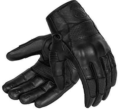 BROGER California Lady Guantes de Motocicleta de Cuero para Mujer Protectores de Tobillo Pantalla táctil Pads Friendly Ventilación Elementos Flexibles