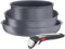 Tefal Ingenio Natural On - Juego de Sartén 28 cm + Cazo 20 cm + Wok 26 cm + Mango extraíble, Apto inducción, antiadherentes, revestimiento titanio, sin PFOA, apto lavavajillas y horno