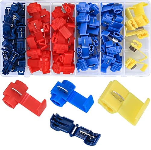 Vwoqiy 80 Piezas Lock Empalme Rápido, Conector Cable Bloqueo Kit, Terminal de Cable Rapida Splice Conectores - 0,5 mm² - 6 mm²(cuatricromía 80)