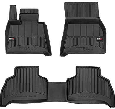 OMAC Gummi Fußmatten kompatibel mit BMW X5 G05 2018-2023 Premium TPE Automatten 3tlg