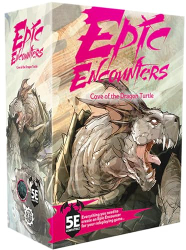 STEAMFORGED GAMES | Epic Encounters: Cove of the Dragon Turtle | Begegnungsset mit Dragon Turtle und Abenteuerinhalt | 2+ Spieler | 120-360 Minuten| Brettspiel in English