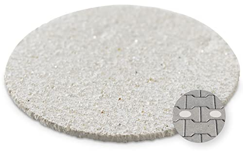 Thermoplastische Parkplatzmarkierung - Ø 8,0 cm - Farbe: Weiß - Markierungspunkte - Zur Kennzeichnung von Pflastersteinen und Parkplätzen - Betriebsausstattung24