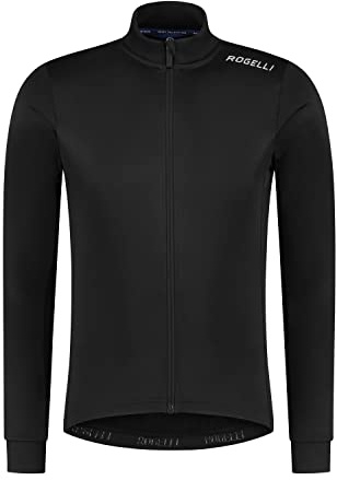 Rogelli Core Radtrikot Herren - Fahrradtrikot Langarm - Schwarz - Größe M