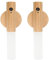 Pack of 2 Aufladbar Holz Wandleuchte, Innen-Nachtlicht mit Bewegungssensor, Magnetische Wiederaufladbare Kabellose Batterie-Wandleuchten mit Schalter für Schlafzimmer, Flur, Treppenhaus, Kinderzimmer