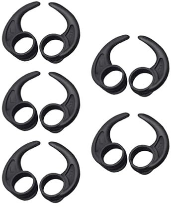 hero-s Ganci per orecchie di ricambio 10mm per auricolari compatibili Bluetooth Silicone Flessibile Ear Pezzo Morsetto di ricambio Ear Loop Auricolare Sport Grips Flaps