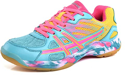 Webrosistol Chaussure de Sport Homme Femme Mode Respirant Légères Non Slip Chaussures Running Badminton Tennis Marche Baskets