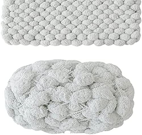 Pom Pom Filato Lana Pompon Lana Spessa Lana Grande Morbido Pom Pom Filato Lavorato A Mano Filato All'uncinetto Cuscino Coperta Fai Da Te Colorato Pompon Filo Filato Di Lana Per Coperte Fatte A Man