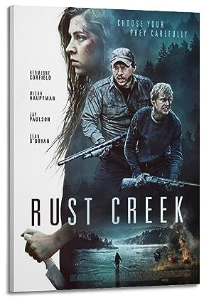 VZRSQZK Rust Creek Horror-Poster, dekoratives Gemälde, Leinwand, Wandposter und Kunstdruck, modernes Familienschlafzimmer-Dekor-Poster, 60 x 90 cm
