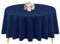 1 Packung dunkelblaue runde Tischdecken aus Polyester, 228 cm, runde Tischdecke, Flecken- und knitterfrei, waschbare Tischdecke für Hochzeiten, Partys, Bankette, Buffettische, Feiertage dekorieren