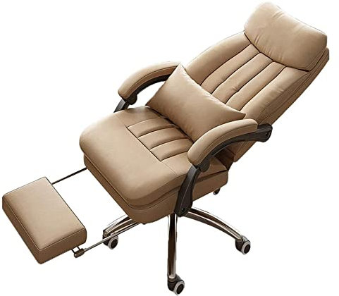 NATWEE Bürostuhl, Liegestuhl, PU-Leder, Chefstuhl, Arbeitsstuhl, Computer-Drehstuhl, Rückenlehne, Hebestuhl, Gaming-Stuhl, Bürostuhl It's so Kind of You