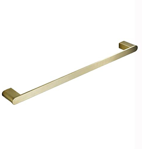 Towel Rail for Bathroom, Gold Towel Bar Rails Single Rod,Stainless Steel Towel Holder 40cm-60cm Towel Rack Bathroom Wall Mounted Towel Bar(SZ:60cm) (Color : Multi Colored, Size : 50cm)