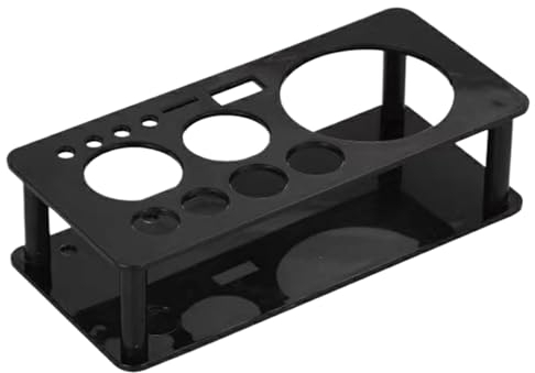 Bartender Kit Acrylic Stand Only, 13 Holes Cocktail Shaker Stand, Removable Bartender Tools Stand, 8.9x2.4x4.2 Inch Bar Tool Holder for Cocktail Lovers